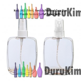 PARFÜM ŞİŞESİ YASSI KÖŞELİ ZENGİN GÖRÜNÜMLÜ 50ml Kod: 362 