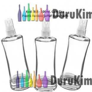 PARFÜM ŞİŞESİ DAR OMUZLU 100ml Kod: 365