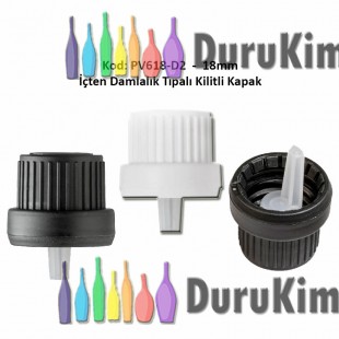 Damlalıklı Tıpalı Kilitli Kapak 18mm Kod: PV618 D-2