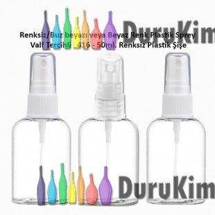 Plastik Parfüm Şişesi Plastik Spreyli 50ml Kod: 416 