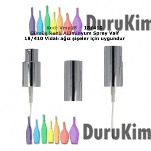 18/410 GÜMÜŞ RENK METAL SPREY VALF